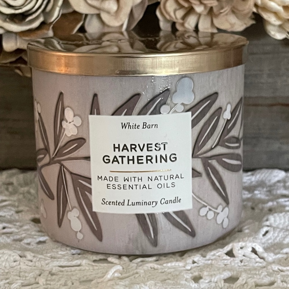 Bath & Body Works - 3-Wick Candle - HARVEST GATHERING